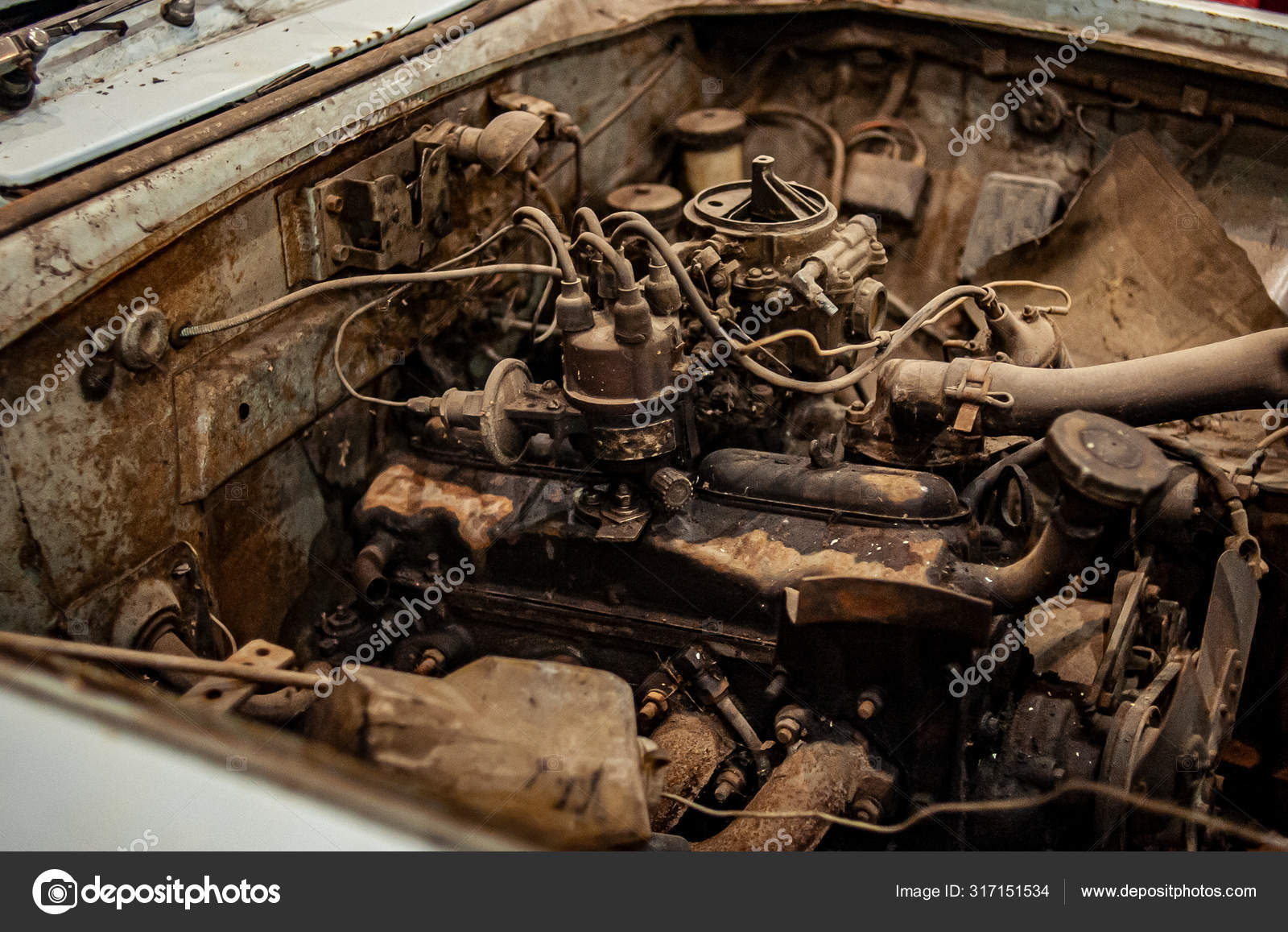 Recycling Of Old Engine Parts Stock Image Colourbox