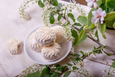 Natürmort marshmallow ile.