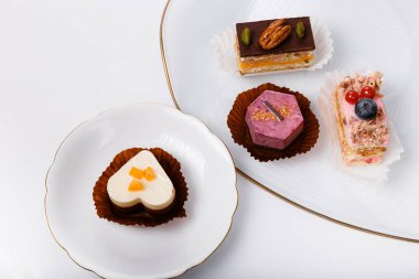 Leziz cupcake Sevgililer günü yakın çekim için