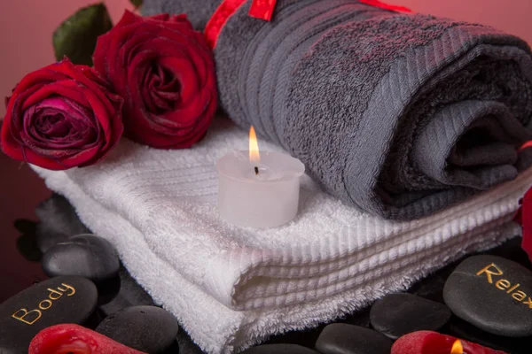 Bienestar decoración, concepto de spa en San Valentín — Foto de Stock
