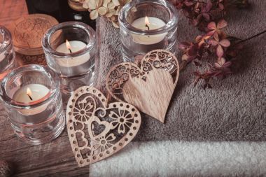 Sağlık dekorasyon, Valentine's Day Spa konsept
