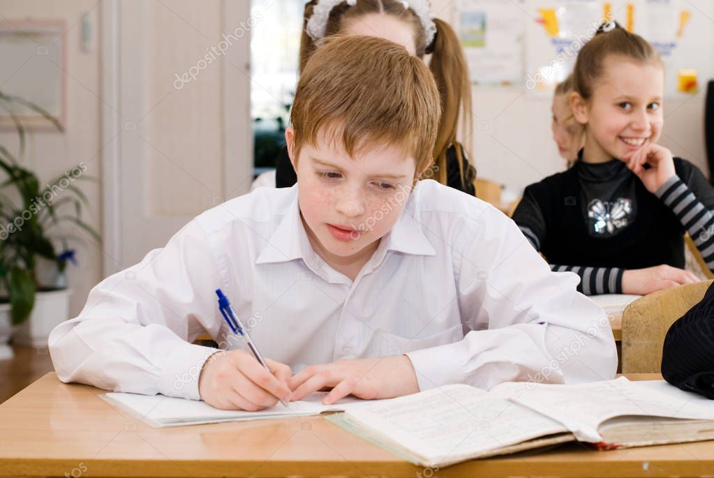 School Student at the class - Education concept