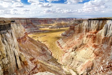 Sandstone hoodoos in Coal Mine Canyon clipart