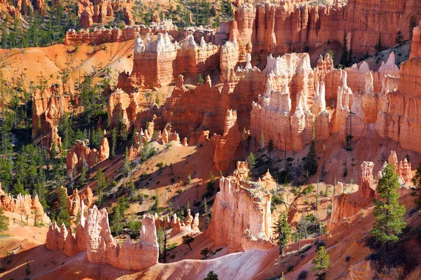 Çarpıcı kırmızı kumtaşı hoodoos — Stok fotoğraf