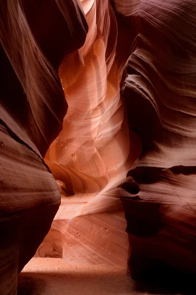 Rozjarzony kolory górnego Antelope Canyon — Zdjęcie stockowe