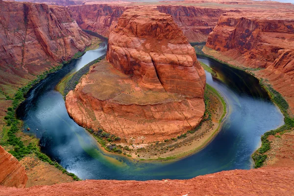 Bend ferradura no rio Colorado — Fotografia de Stock