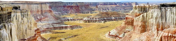 Piaskowiec Hoodoo w kanionie kopalni węgla — Zdjęcie stockowe