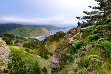 Muir Plajı'nda doğal overlook