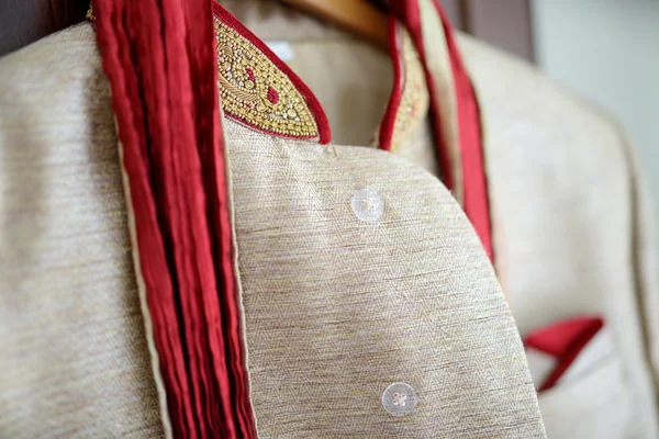 Cerimônia de casamento hindu incrível. Detalhes do casamento tradicional indiano . — Fotografia de Stock