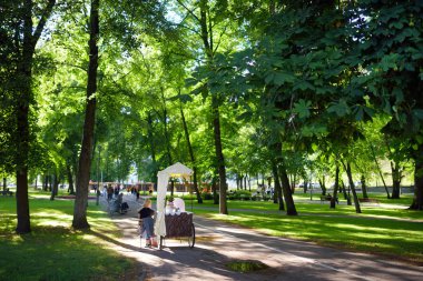 Vilnius eski kasaba sokaklarında