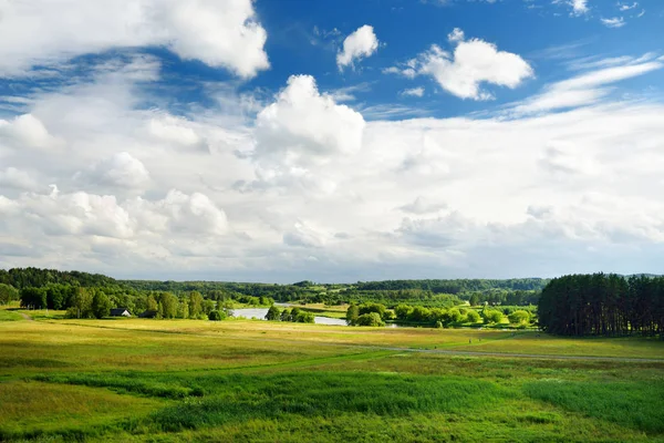 Green Lithuanian countryside — Stock Photo, Image