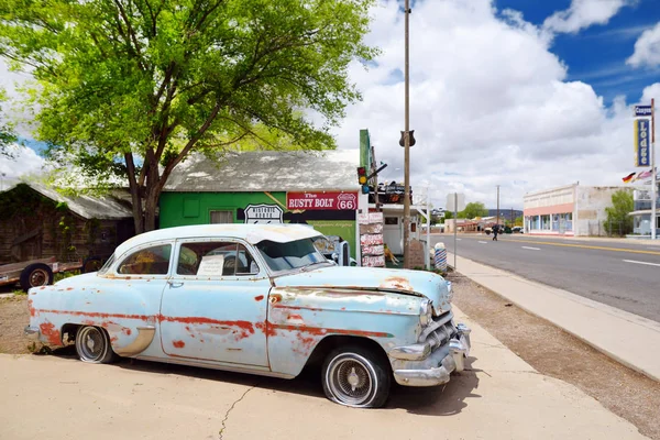 Decoraciones de la Ruta 66 en Seligman — Foto de Stock