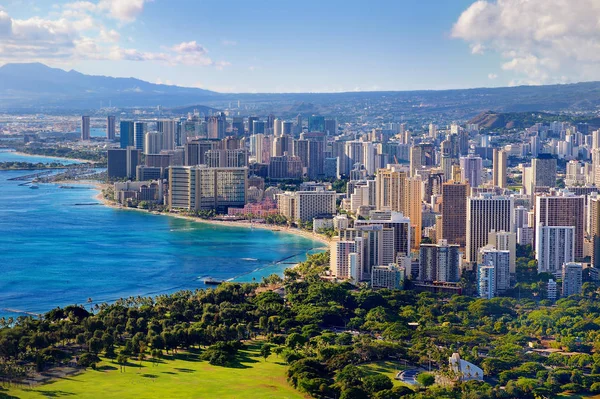 Vista espetacular de Honolulu — Fotografia de Stock