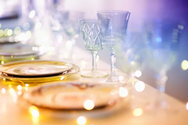 아름 다운 테이블 설정 — 스톡 사진