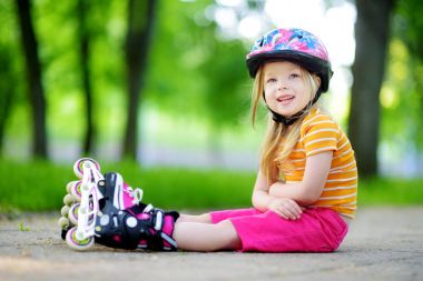 Kız paten için öğrenme