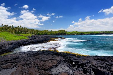 Dağlık ve kayalık sahil 