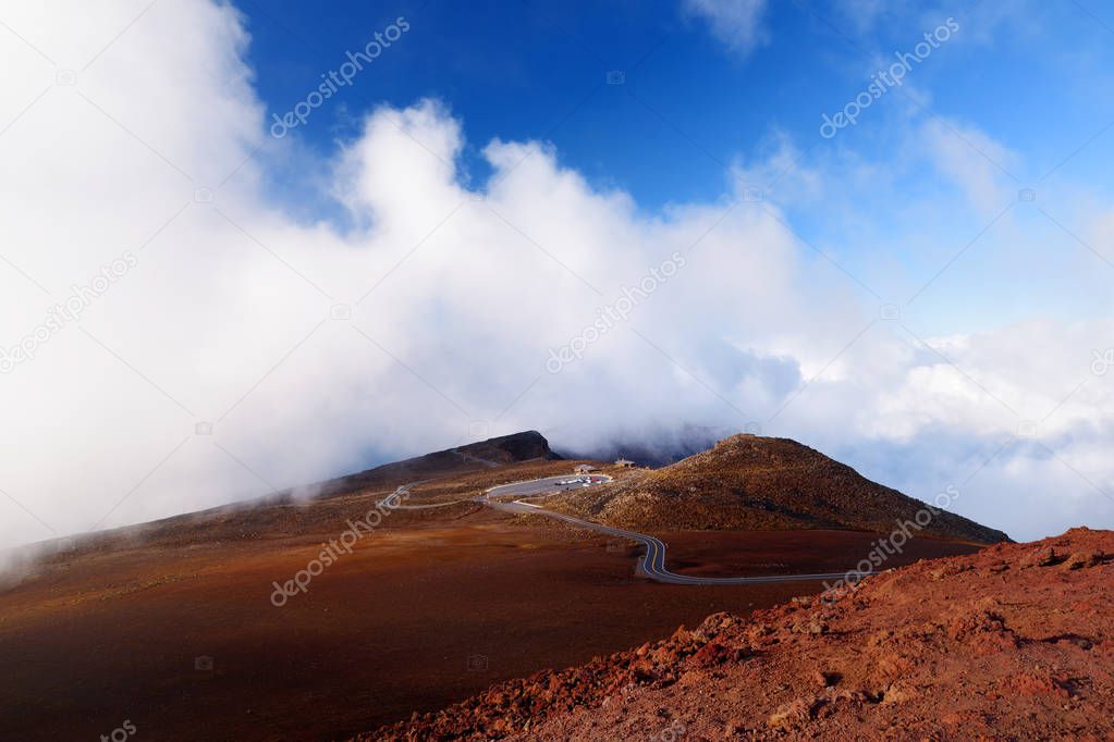 Haleakala volcano area 