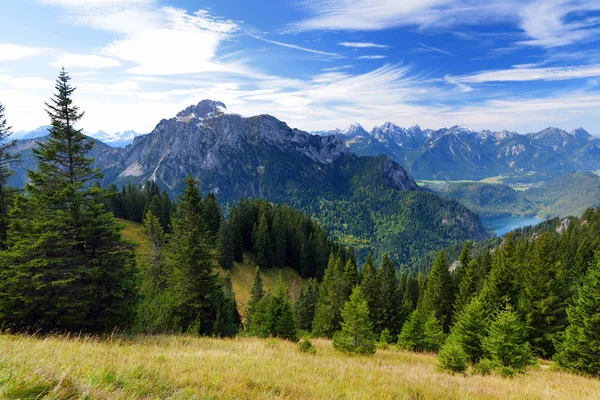 Ammergauských Alp v Bavorsku — Stock fotografie