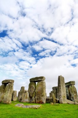 Stonehenge located in Wiltshire, England clipart