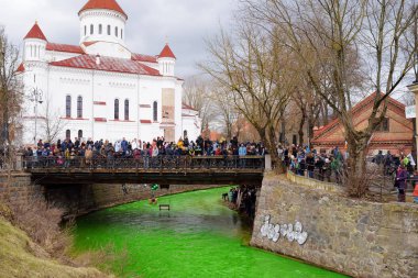 insanlar kutluyor St Patricks Günü 