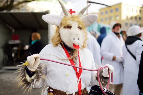 People celebrating Uzgavenes — Stock Photo, Image