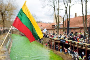 insanlar kutluyor St Patricks Günü 