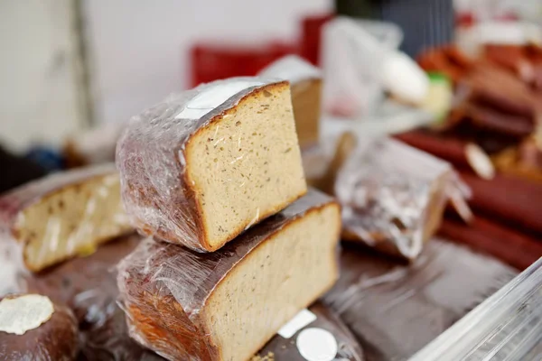 Loaves of organic bread — Stock Photo, Image