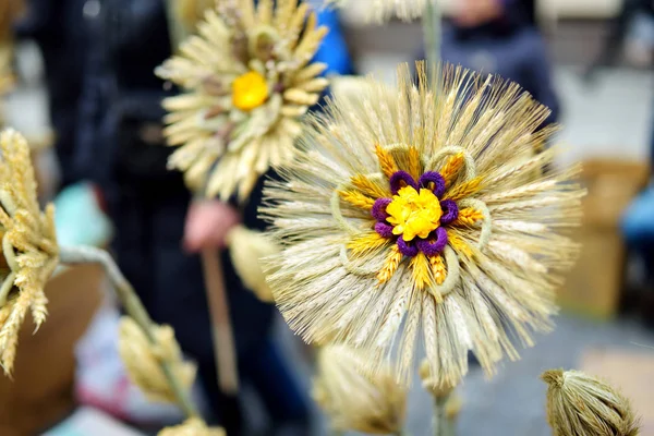 Traditional Lithuanian Easter palms