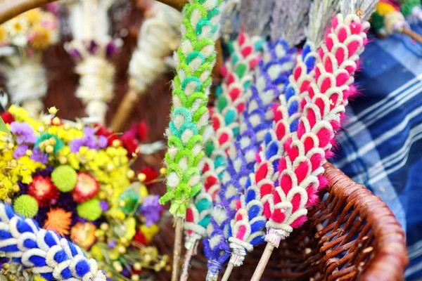 Tradicional Páscoa Lituano de palmas — Fotografia de Stock