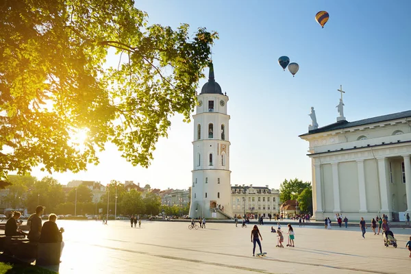 Katedral Meydanı Vilnius Old Town Vilnius Litvanya — Stok fotoğraf