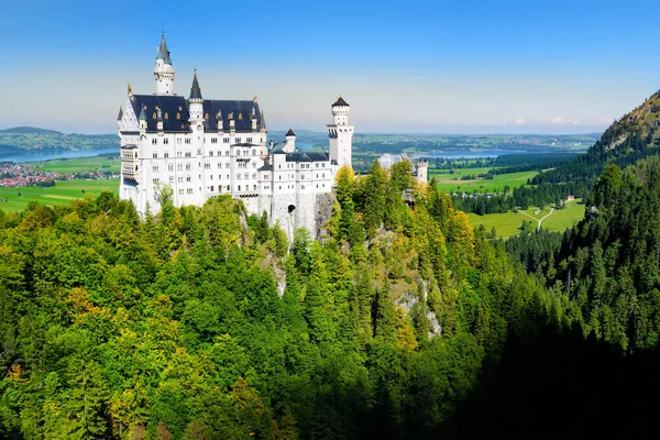 Famous Neuschwanstein Castle Bavaria Germany Royalty Free Stock Photos