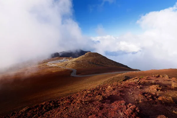 Vista Panoramica Dell Area Del Vulcano Haleakala Maui Hawaii Stati — Foto Stock