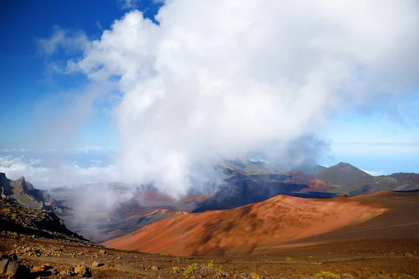 Piękny Widok Obszarze Wulkanu Haleakala Maui Hawaje Stany Zjednoczone Ameryki — Zdjęcie stockowe