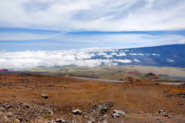 Panoramiczny Widok Wulkan Mauna Loa Big Island Hawaii — Zdjęcie stockowe