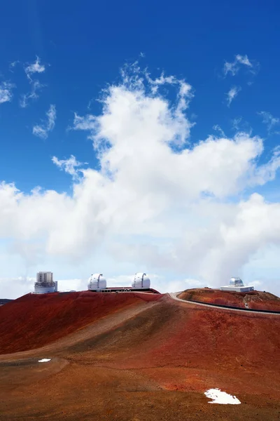 Observatories Top Mauna Kea Mountain Peak Big Island Hawaii Stati — Foto Stock