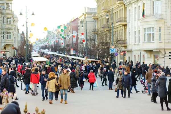 Βίλνιους Λιθουανία Μαρτίου 2019 Kaziuko Muge Kaziukas Παραδοσιακή Πασχαλινή Αγορά — Φωτογραφία Αρχείου