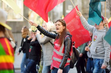 Vilnius, Litvanya - 7 Nisan 2018: Fizikçiler Günü (Fidi), Vilnius Üniversitesi Fizik Fakültesi tarafından her yıl düzenlenen mizahi bir etkinlik.