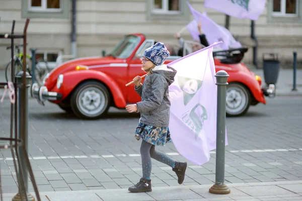 Vilnius Lithuania Abril 2019 Personas Que Participan Día Los Físicos —  Fotos de Stock