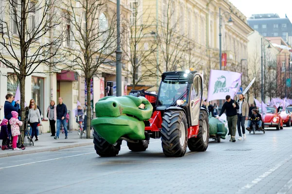 Вилниус Литуания Апреля 2019 Года День Физиков Fidi Юмористическое Мероприятие — стоковое фото