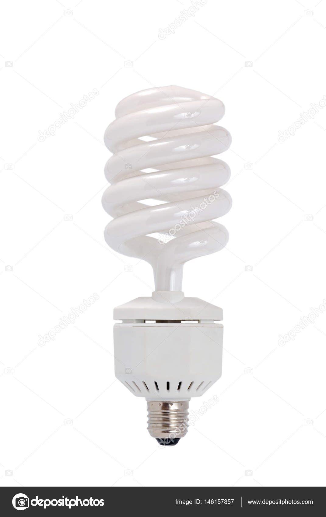Energy Saving Fluorescent Light Bulb Stock Photo Denisds 146157857 Energy Saving Fluorescent Light Bulb Stock Photo
