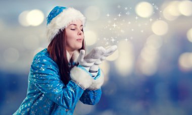 Kış kadın parçalı