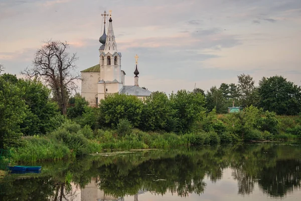 Suzdal Rus Şehir Tarihi Mimarisi Nin Manzaralarına — Stok fotoğraf