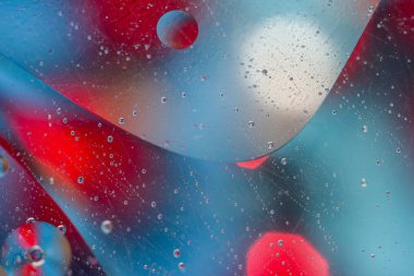 Sıvı ve yağlı çizgilerin soyut arkaplanı.