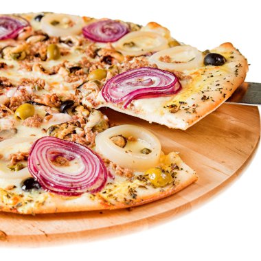  Deniz ürünleri ile lezzetli pizza