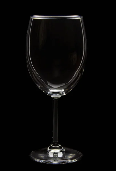 Empty wine glass Stock Photo