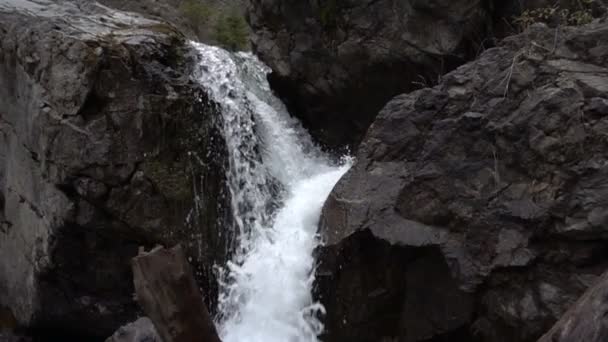 Gyönyörű heves vízesés — Stock videók