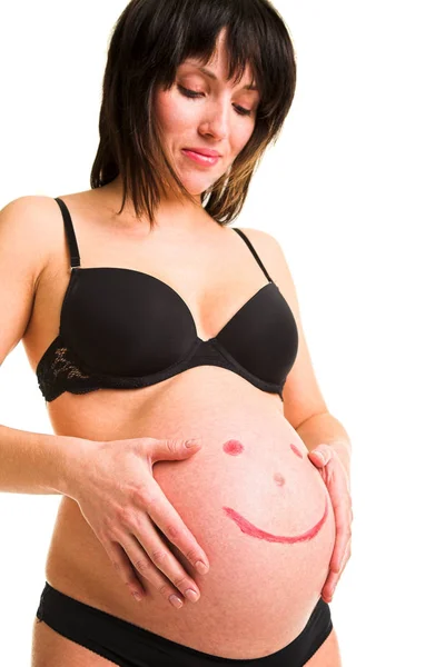 Happy pregnant woman — Stock Photo, Image