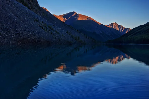 Landscape with lake and mountains — Stock Image Landscape with lake and mountains Royalty Free Stock Photos