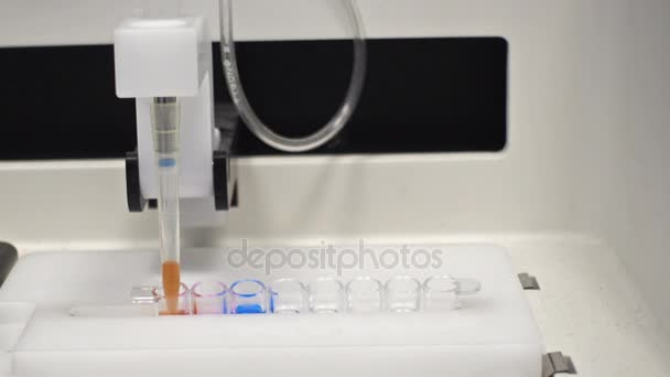 Dna Analyzer Moderna Biologiska Laboratorium — Stockvideo