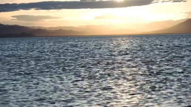 Superficie Del Agua Mar Vacaciones Mar Uhd Video Fondo — Vídeo de stock